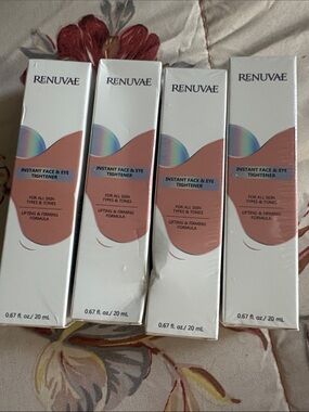 Renuvae Instant Face & Eye Tightener — Rose Beige Packaging